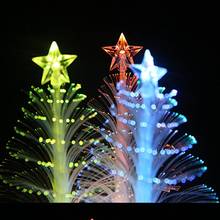New Christmas Tree Light Mini Color Changing LED Optic Lights Xmas Tree  Light Lamp Festival Home Decoration Lamp 2024 - buy cheap
