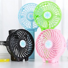 Portable Mini USB Hand Fan Cooling Fan Foldable Air Conditioning Fans Hand Held For Office Home Rechargeable Fan 4color USB fan 2024 - buy cheap