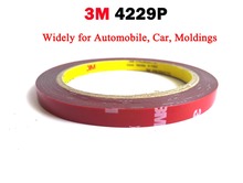 3 м 4229P (0,8 мм) клейкая лента с двойным покрытием для крепления широкого спектра автомобильных поверхностей, размер 5 мм x 3 м, 1 шт. 2024 - купить недорого