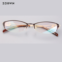 Mix promoción al por mayor marco espectáculo de moda mujer gafas marco óptico con vidrio transparente marca Oculos de grau femininos eye 2024 - compra barato