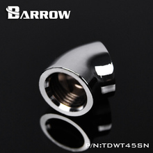 Barrow Black / Silvery / White G1 / 4 '' thread 45 degree Fitting Adapter water cooling Adapter water cooling fitting TDWT45SN 2024 - buy cheap
