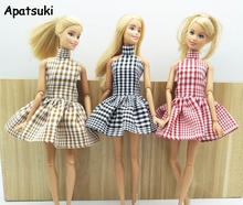 Roupas de boneca estilosas 3 cores, para vestido de boneca barbie, vestido de festa clássico, vestido de boneca para casa de boneca barbie, acessórios de boneca 1/6 2024 - compre barato