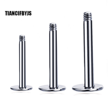 TIANCIFBYJS Stainless Steel Labret Lip Bar Part Screw 16 Gauge Mix 6 8 10 12mm Size for Lip Piercing Fashion Body Jewelry 400pcs 2024 - buy cheap