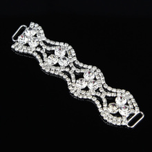 30 Pcs Rhinestone Bikini Connectors/Buckle For Swimming Wear Bikini or Shoes Decoration 115x27mm 2024 - buy cheap