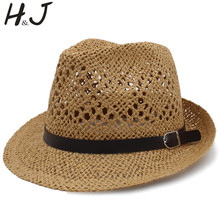 Chapéu de palha feminino, chapéu de sol de palha com aba larga, chapéu panamá para praia, chapéu de sol com laço, tamanho 56-58cm a0145 2024 - compre barato