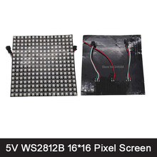 DC5V 16*16 Pixel 256 Pixels WS2812B LED Programmable Digital Flexible Panel Screen Individually Addressable RGB Full Color 2024 - buy cheap