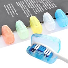 High Quality 5PCS Portable Toothbrushes Head Cover Holder Travel Hiking Camping Case Newest Plastic Storage Container Hot A30711 2024 - buy cheap