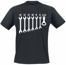 2018 Brand  Men Clothing Fashion MeS T Shirts Screw-Wrench Opener T-Shirt  Customize  text  want 2024 - buy cheap