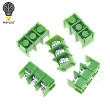 20PCS/LOT KF7.62-3P 7.62mm pitch pcb screw block Splice connector terminal KF7.62 3Pin Green ROHS Can be connected. 2024 - buy cheap