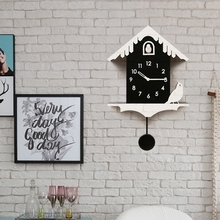 Cuckoo Clock Home Decoration Accessories Modern Design Watch Cuckoo Children Room Bedroom Wall Clocks Minimalist Creative 2024 - buy cheap