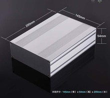 Caja de aluminio para Proyecto de instrumentos PCB, 2 uds., 145x54x200mm, bricolaje, nuevo 2024 - compra barato