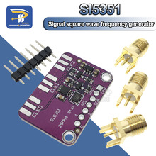 Módulo gerador de sinal de relógio, módulo gerador de sinal de alta frequência quadrado de onda de frequência 8khz-160mhz para arduino dc 3v 5v si5351 si5351a i2c 2024 - compre barato