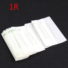 YILONG 1RL 100pcs/lot Tattoo Needles  Disposable Sterilized Professional For Tattoo Eyebrow Pen Machine Permanent Makeup Kit 2024 - buy cheap