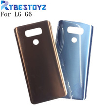 RTBESTOYZ For LG G6 H870 H870DS H871 H872 H873 LS993 Back Battery Cover Door Rear Panel Glass housing With Adhesive Sticker 2024 - buy cheap