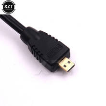 Высокое качество микро HDMI папа к HDMI Женский кабель конвертер адаптер M/F конвертер для планшетных ПК HDTV смартфон 2024 - купить недорого