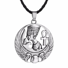 Nostalgia Egyptian Pharaoh Cleopatra Amulet Jewelry Ankh Cross Pendant Necklace Egypt Talisman 2024 - buy cheap