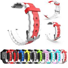 Double Color Silicone Watch Band Straps for Xiaomi Huami Amazfit Bip Youth Watch Smart watch Wearable accessories #527 2024 - buy cheap