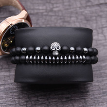 Couple CZ Skull head Bracelet Beads Bracelet Jewelry Men Pulseira Masculina Feminina Bileklik Mujer Moda Friendship bracelets 2024 - buy cheap