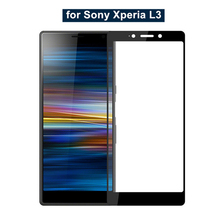 2PCS Full Cover Tempered Glass For Sony Xperia L3 Screen Protector protective film For Sony L3 I3312 I4312 I4332 I3322 glass 2024 - buy cheap
