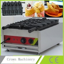 Forno elétrico de waffle em forma de peixe; máquina de fazer waffle; máquina de waffle de peixe 2024 - compre barato