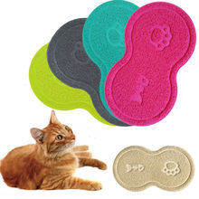 New Pet Dog Cat Litter Mat Food Water Sand Dirt Catcher Trapper Dish Bowl Placemat Pads Easy Cleaning 2024 - buy cheap