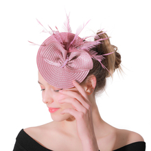 Elegant Ladies Women hair Fascinators Hair Clips For Derby Party Tea Weddings Hats Feather Headdress Bridal Hair Accessories 2024 - buy cheap