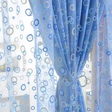 Bubble Pattern Tulle Voile French Window Curtains Door Room Window Curtains Drape Panel Scarf Valance Blinds Ready Made 2024 - buy cheap