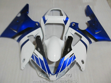 Kit de carenagem, peças para reposição de corpo, para yamaha yzfr1 00 01, conjunto de carenagens azul e branca, yzf r1 2000, 2001, lk13 2024 - compre barato