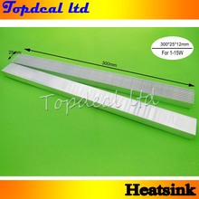 10 pçs/lote Alta Potência LEVOU Dissipador de calor de alumínio 300mm * mm * mm para 1 12 25 w, 3 w, 5 w led emitter diodes