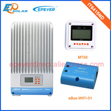 EPsolar-controlador de carga de batería, 60A, 12V/24V/36v/48v, MPPT, función de conexión wifi con blanco, MT50, IT6415ND 2024 - compra barato