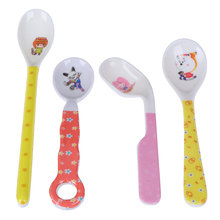 Baby Kid Infant Toddler Spoon Feeding Training Scoop Cutlery Tableware Food Bend Head Curved Utensils Children Learning Supplies 2024 - buy cheap
