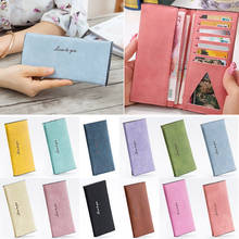 2019 2019 Women Fashion Purse Big Capacity Long Wallets PU Leather Clutch Bags Cards Holder Wallet Popular FA$B Women bag 2024 - buy cheap