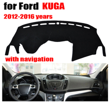 RKAC Приборная панель автомобиля охватывает коврик для Ford Escape /KUGA с навигацией 2012-2016 левосторонний привод dashmat dash авто аксессуары 2024 - купить недорого