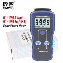RZ Solar Power Meters Light Meter Mini Solar Lipo Charger Board Solar Radiation Tester 0.1-1999.9 Solar Lux Power Meter SM206 2024 - купить недорого