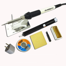220V 35W Electric Solder Soldering Iron Welding Solder Sucker Soldering Station With Iron Tip + Tin Wire 2024 - buy cheap