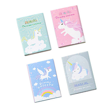 Cute Cartoon 6-folding Memo Pad Bookmarks Sticky Notes Stationery Kids Planner Schedule Writing Paper Pocket Notepad 2024 - buy cheap