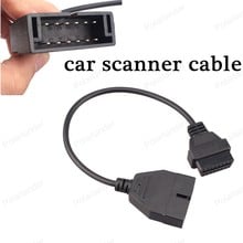 Adaptador de veículos gm, mais vendido, cableobd/obd2, 12 pinos para conector de 16 pinos, scanner de cabos de carro de diagnóstico 2024 - compre barato