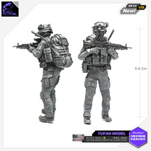 Yufan-modelo de figura 1/35, Kits modernos de soldado de resina de la Fuerza Especial americana B, modelo sin montar, Ah-02 2024 - compra barato