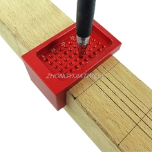 Woodworking dash ruler, aluminum alloy T-shaped hole ruler, woodworking scriber 2024 - buy cheap