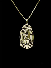 Bloodhound pendant necklace women gold silver plated statement necklace men 2024 - buy cheap