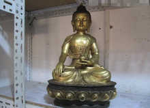 USPS to USA S2636 17 Tibet Bronze Gilt HEALING MEDICINE BUDDHA Buddha 2024 - buy cheap