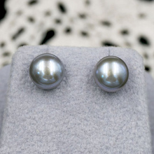 Charming Pearl Earrings,Gray AAA 8.5-9MM Genuine Freshwater Pearl S925 Sterling Silvers Stud Earrings,Wedding Birthday Girl Gift 2024 - buy cheap