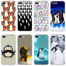 41H Penguin Party Soft TPU Silicone Cover Case For Apple iPhone  6 6s 7 8 plus Case 2024 - buy cheap