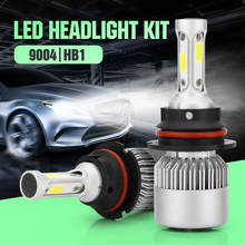 Auto LED 6500K S2 H4 H7 H1 COB LED Headlight Bulbs 9005 H13 H3 9004 HB1 72W 8000LM Car LED lamp DC9-32V fog light low beam light 2024 - buy cheap