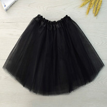 Falda de tutú de Ballet para niñas, falda de tutú de 3 capas de tul, falda de gasa para bebés, 2-7T 2024 - compra barato