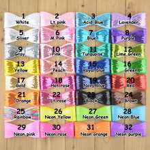 10 unids/lote 32C 10 cm niños Boutique Bowknots con CLIP bordado lentejuelas lazos para niñas accesorios de cabeza DIY FC24 2024 - compra barato