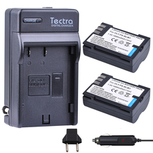 Tectra 2Pc PS-BLM1 PS BLM-1 Li-ion Bateria + Digital Charger for Olympus EVOLT E-300 E-330 E-500 E-510 C-5060 C-7070 C-8080 2024 - buy cheap