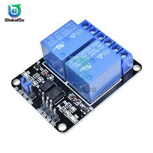 5V 2 Channel Relay Module Low Level Triggered 2 Way Relay Module with Optocoupler Expansion Board for Arduino 2024 - buy cheap