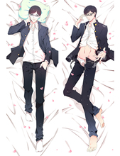 Funda de almohada de Anime japonés Sakamoto Desu ga para hombre, cuerpo de abrazaderas, Dakimakura, BL 68090 2024 - compra barato