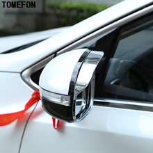 TOMEFON-espejo retrovisor cromado para coche, accesorios para KIA Sportage 4 QL 2016 2017 ABS, cubierta tipo CEJA para lluvia 2024 - compra barato